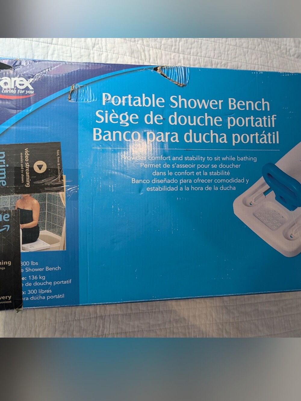 Carex Portable Shower Bench